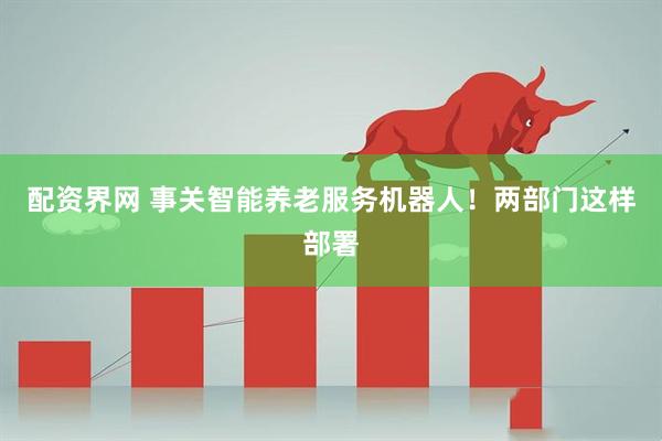 配资界网 事关智能养老服务机器人！两部门这样部署